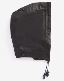 Waxed Cotton Plain Hood Sage