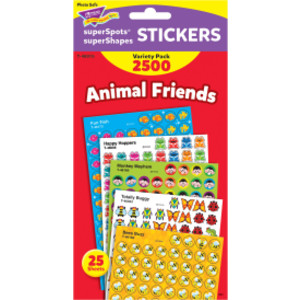 Animal Friends superSpots&reg; Stickers Variety Pack, 2500 ct