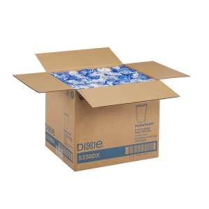 Dixie®, Perfectouch WiseSize™ 8oz Insulated Paper Hot Coffee Cups, Multicolor