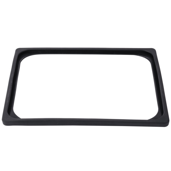 Half-size high-temperature silicone pan band in black
