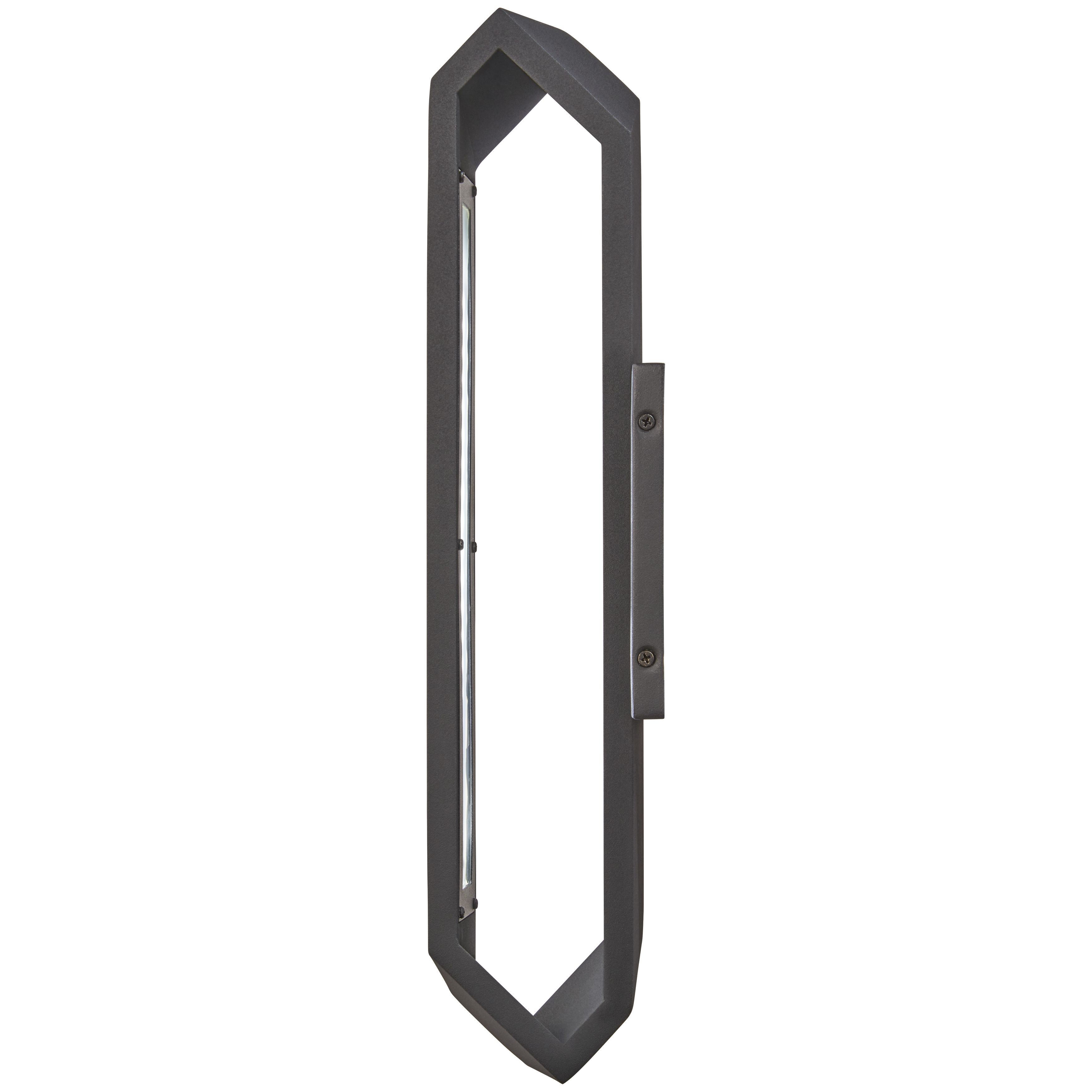 The Pitch LED Wall Sconce combines sleek transitional design with practical functionality. Its 18.5" profile delivers over 1000 lumens with exceptional 93 CRI color rendering, while ADA compliance makes it ideal for accessible spaces. - alternate view