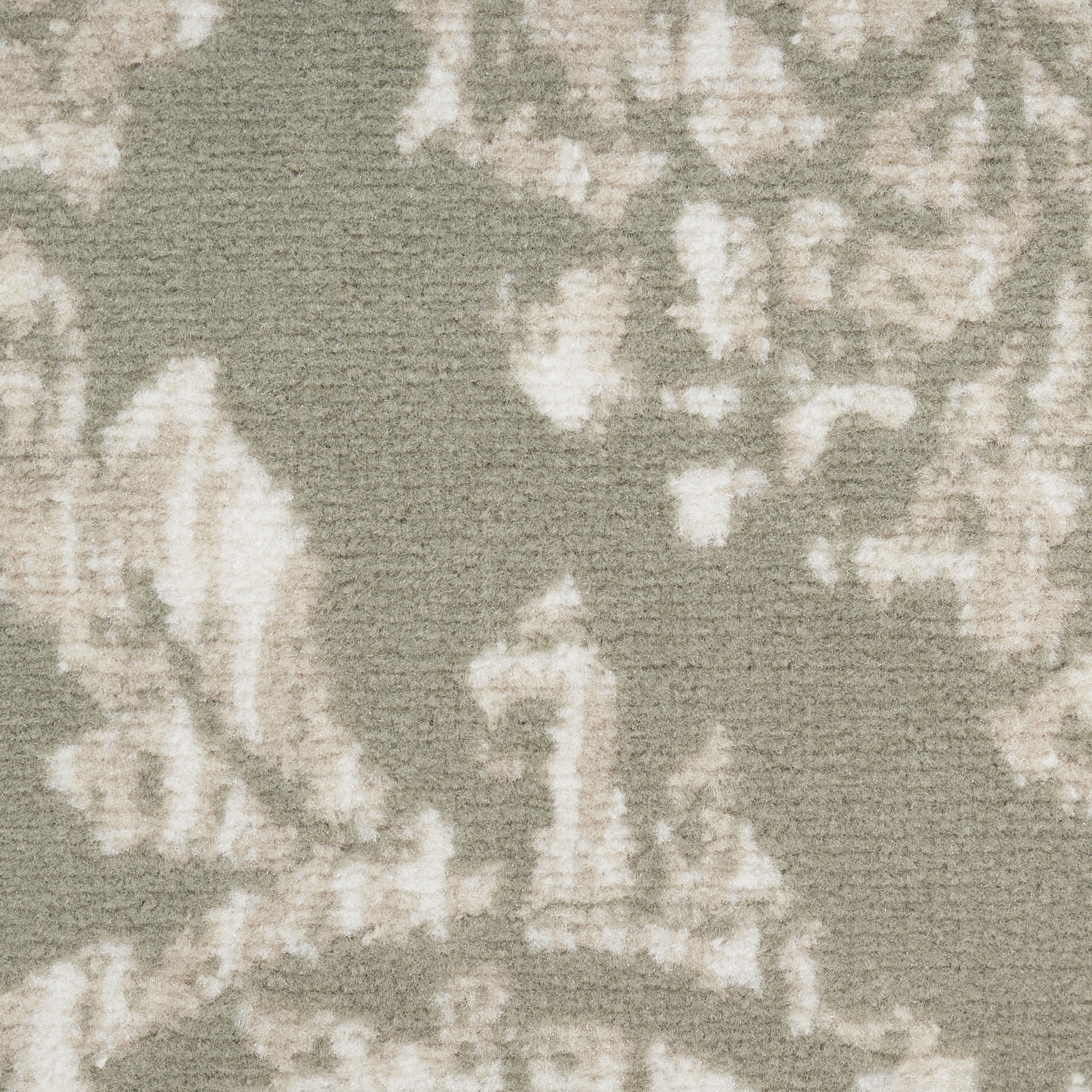 Nourison Jubilant 5'3" x Round Olive Vintage Indoor Rug