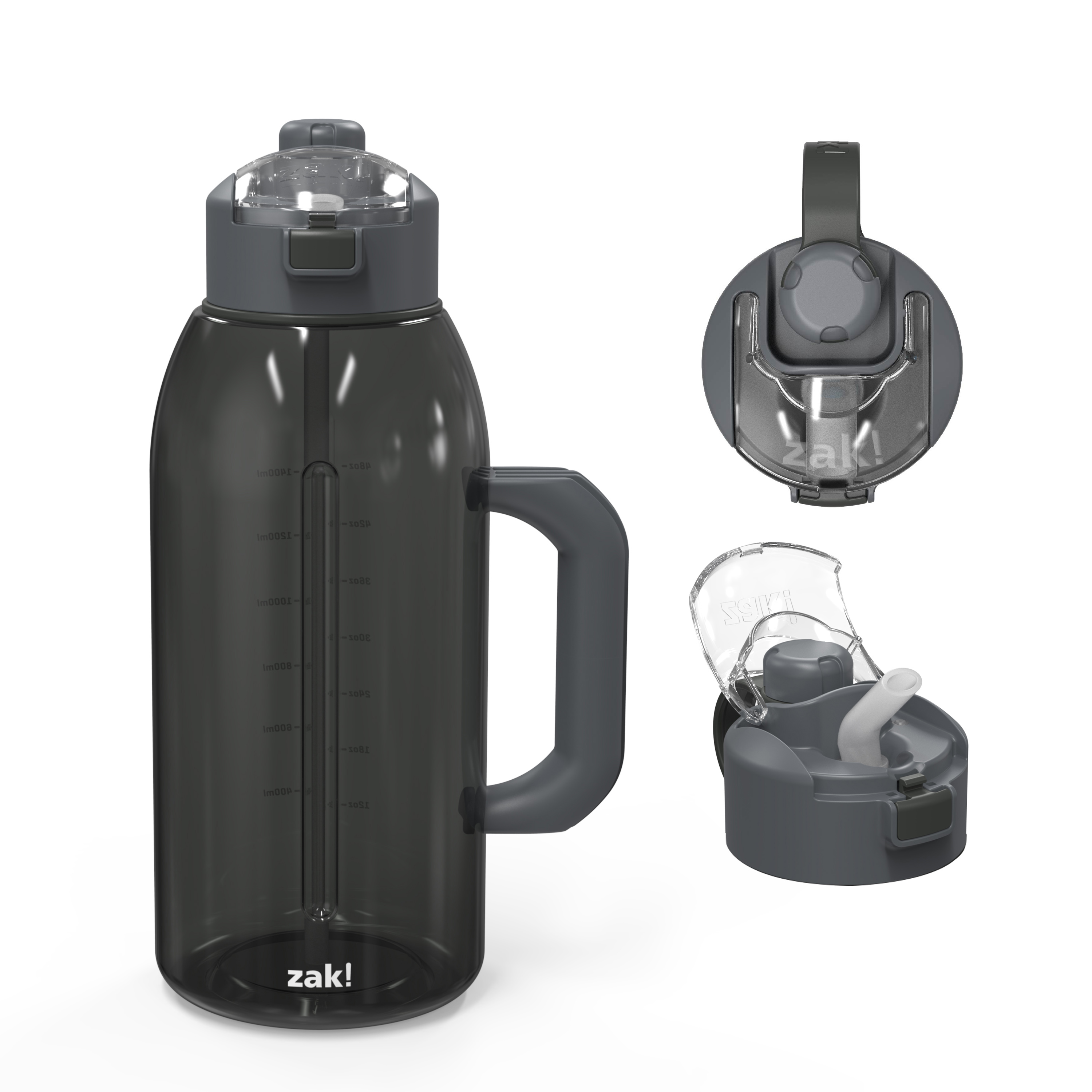 Genesis 64 ounce Water Bottle, Charcoal slideshow image 2 Genesis 64 ounce Water Bottle, Charcoal slideshow image 2