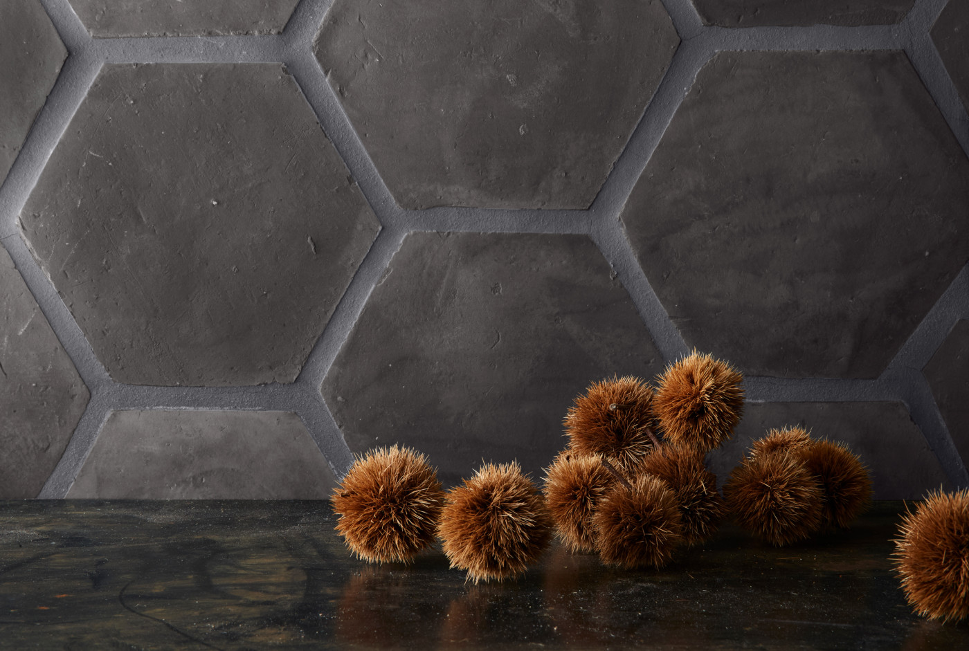 belgian reproduction | flemish ink | terracotta | star + cross (bundle) ~ 6"x12½"x¾"