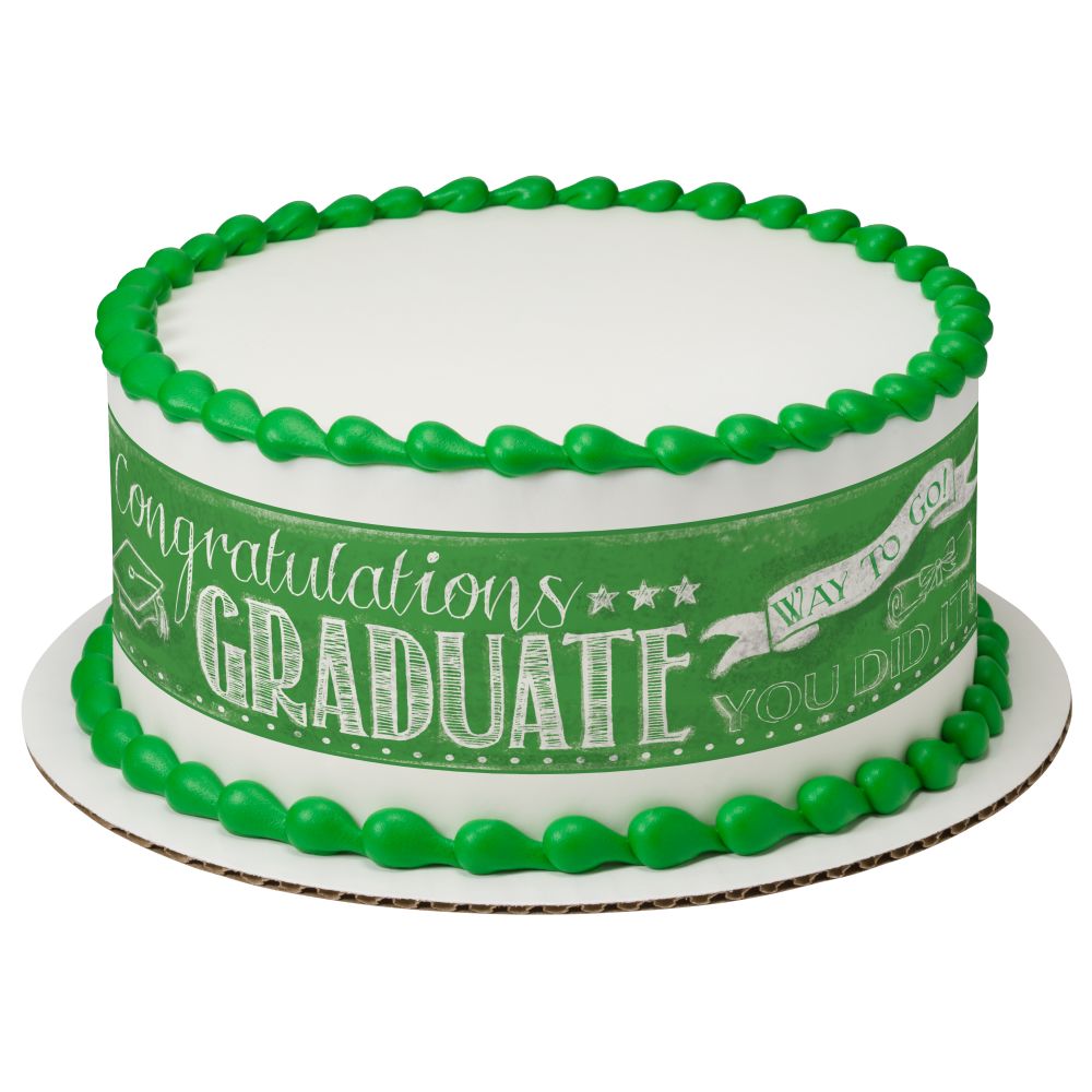 Image Cake Green Chalkboard