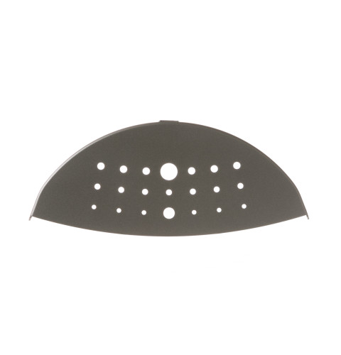 Refrigerator grill recess