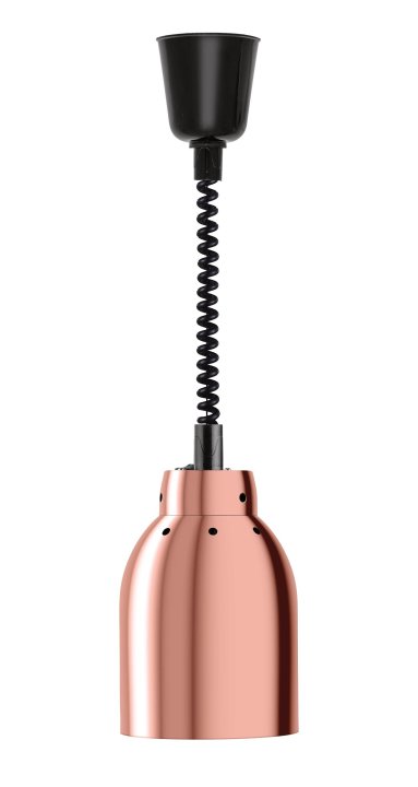 Copper Minimal heating lamp extendable cord up to 175 cm