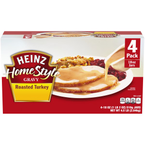 Heinz Home-style Roasted Turkey Gravy 4 - 19 oz Jars