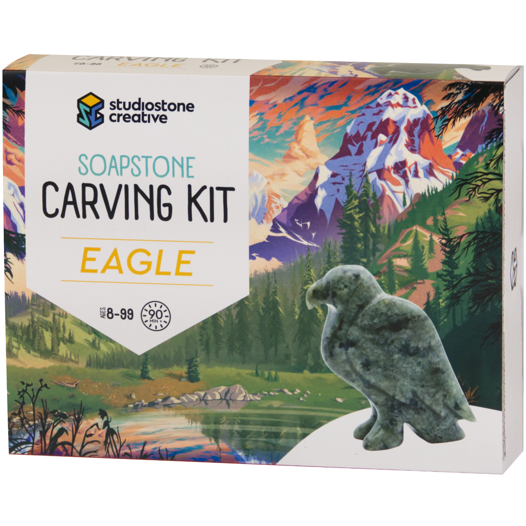 Studiostone Creative Eagle Soapstone Carving Kit image number null