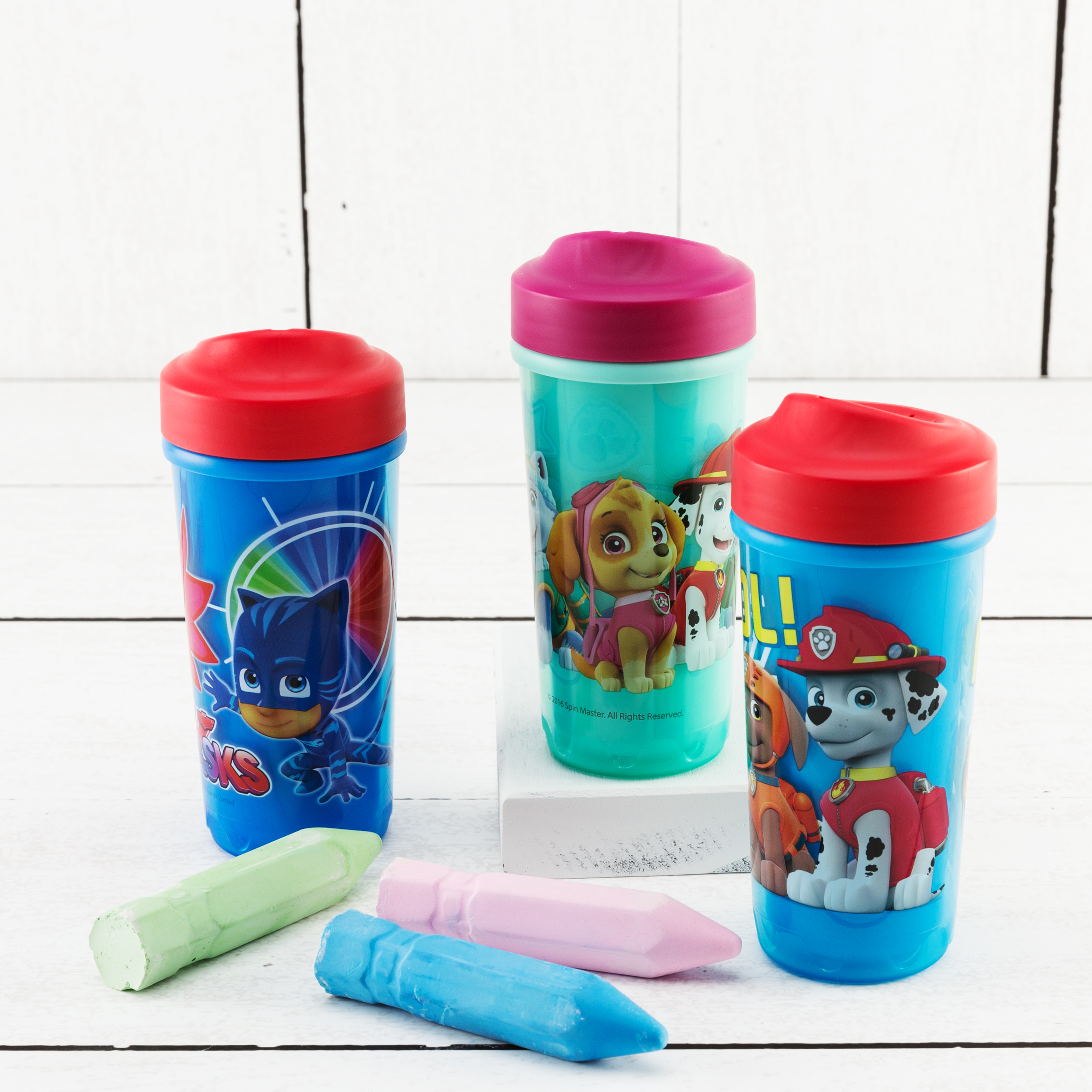 PJ Masks 8.7 ounce Sippy Cup, Catboy, Owlette & Gekko, 2-piece set slideshow image 3 PJ Masks 8.7 ounce Sippy Cup, Catboy, Owlette & Gekko, 2-piece set slideshow image 3