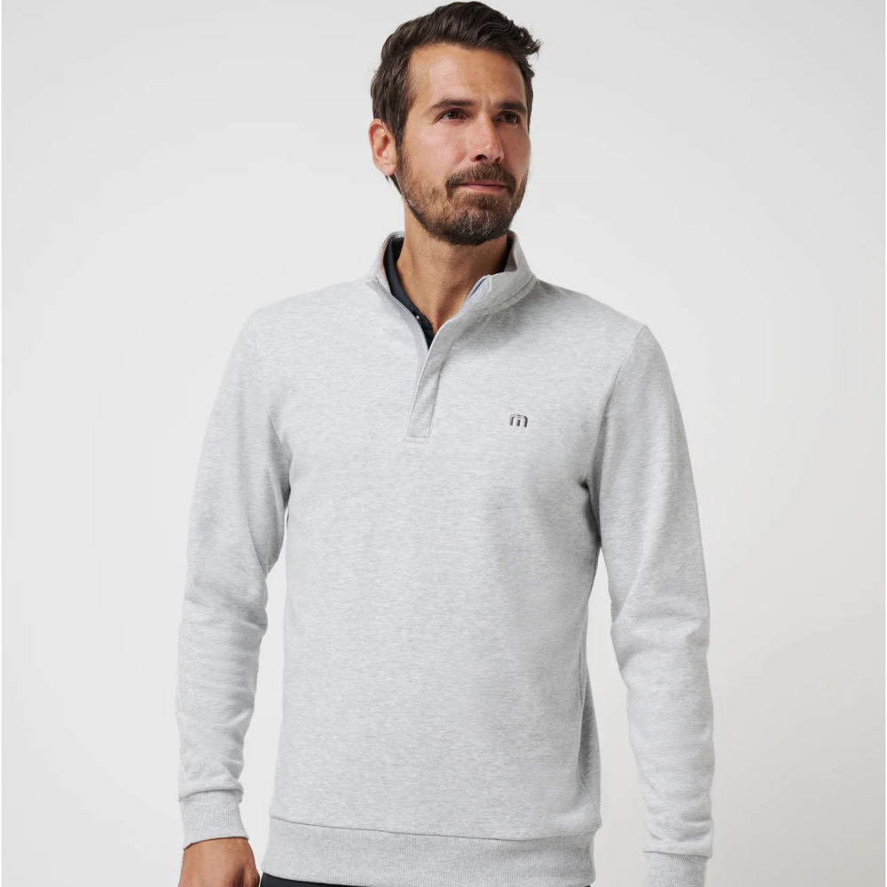 SONANCE | TRAVIS MATHEW CLOUD QUARTER ZIP GREY