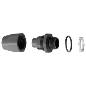Carlon® Liquid Tight Connector, PVC, Straight, 1 in.