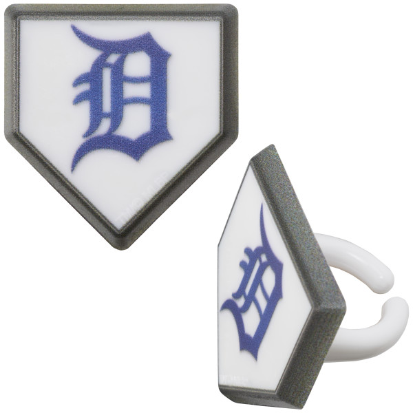 MLB® Home Plate Team Logo Cupcake Rings