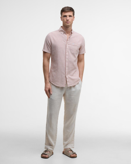 Fulbrook Tailored Short-Sleeved Striped Shirt