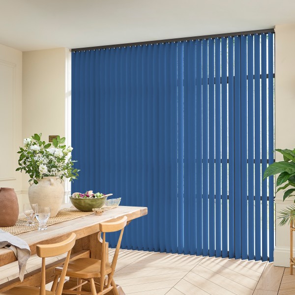 Acacia Royal Blue Vertical blind