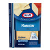Kraft Muenster Natural Cheese Slices 7 oz Film Wrapped