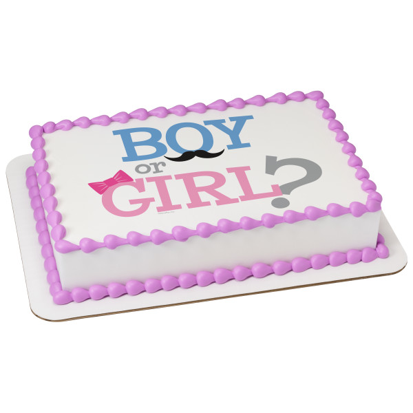 Girl or Boy PhotoCake® Edible Image®