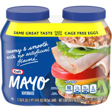 Kraft Real Mayo Creamy & Smooth Mayonnaise, 2 ct pack, 30 fl oz Jars