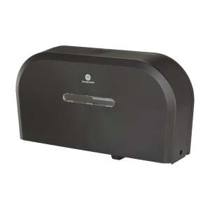 Georgia Pacific, 2-roll Side-by-side High-capacity, Mini Jumbo Bath Tissue Dispenser, Black