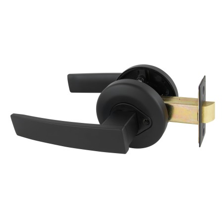 Neue Angular Round Rose Privacy Lever Set