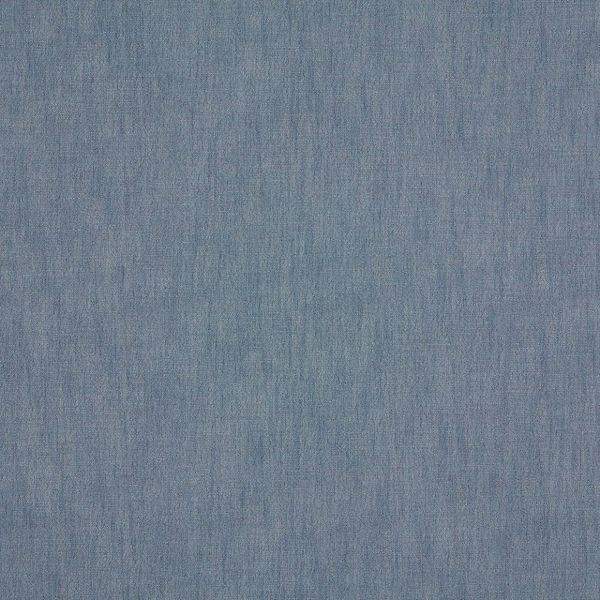 Light-blue woven fabric with fine vertical grain — lying flat and showing subtle tonal variations — uniform, close-up textile surface with even lighting and no visible seams or objects.