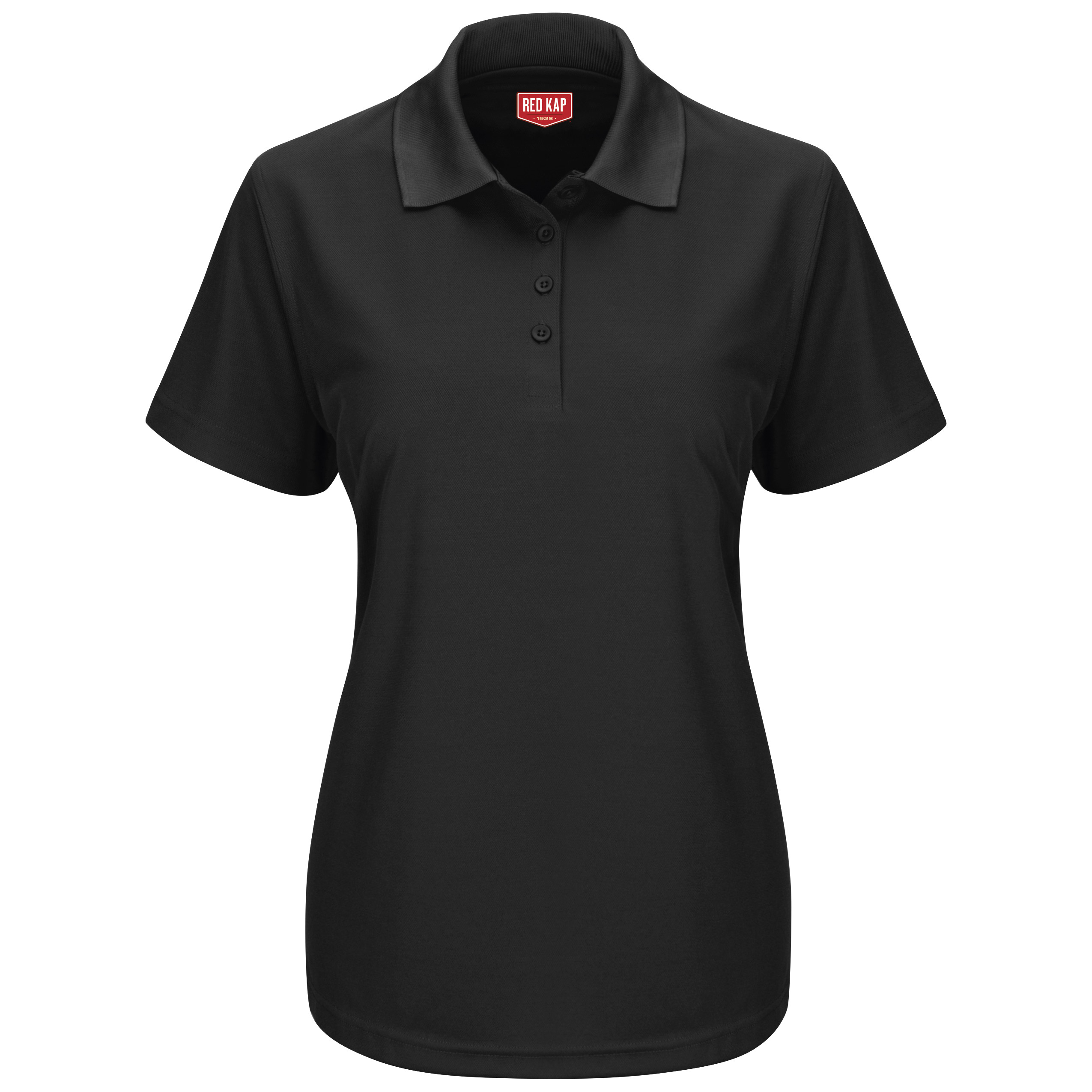 Women‘s Short Sleeve Performance Knit Pocketless Core Polo-Red Kap