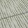 Textured upholstery fabric with vertical olive-green dashed stripes, folded once across the center creating an overlapping seam; close-up view with soft, even lighting and neutral, fabric-only background.