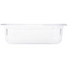 Half-size 4-inch-deep Super Pan® clear low-temperature plastic pan