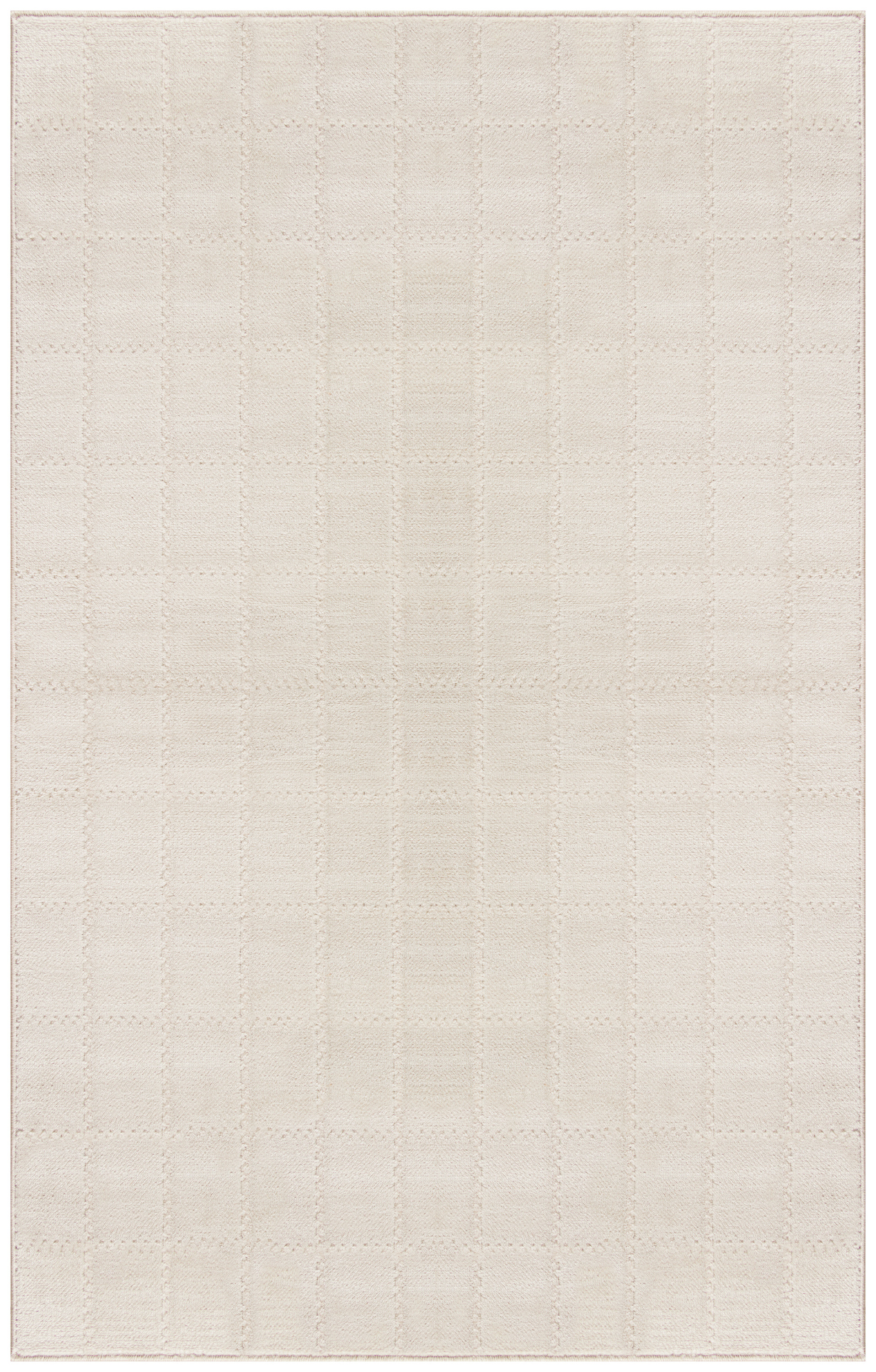 Nourison Serenity Home 3'11" x 5'11" Ivory Cream Modern Indoor Rug