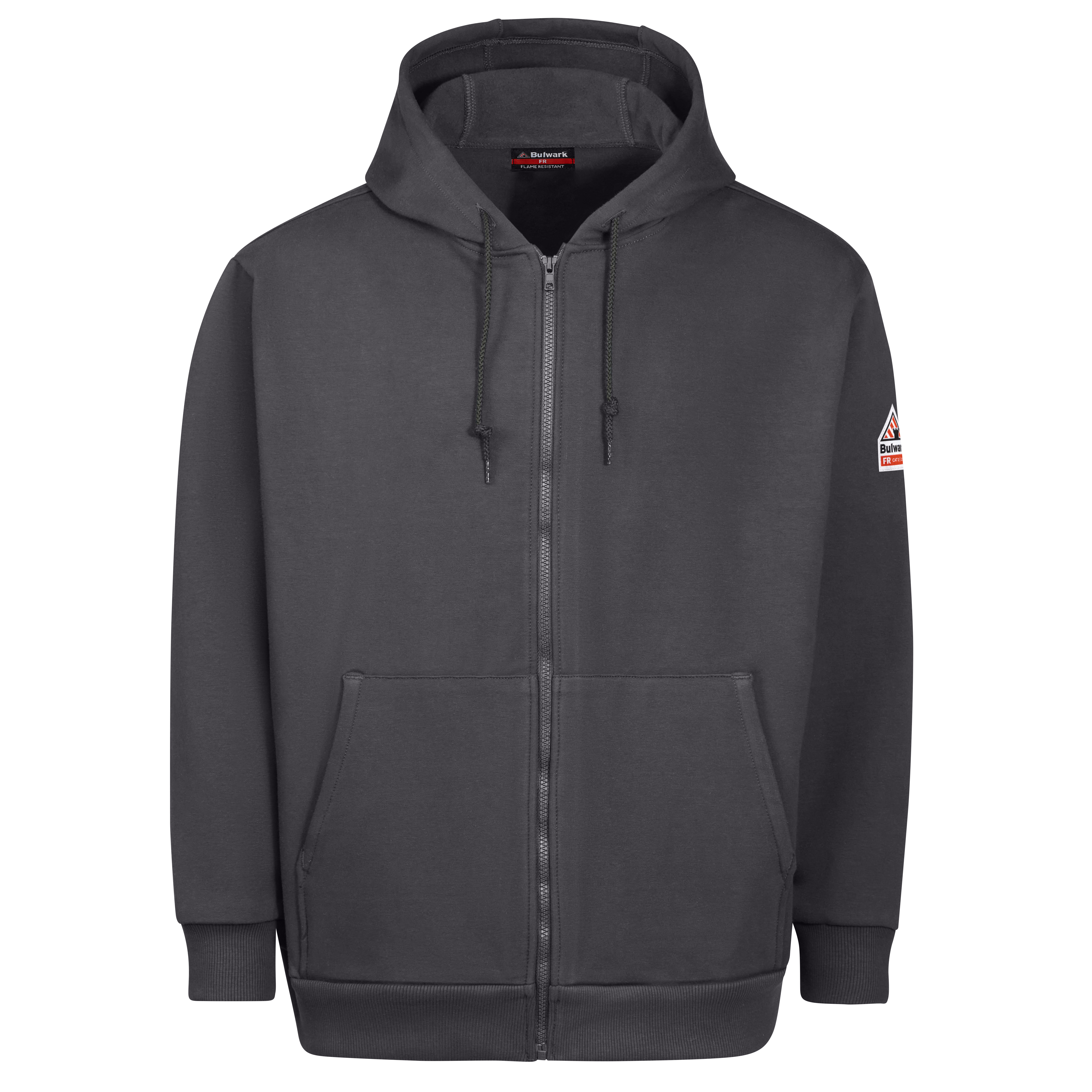 Men‘s Fleece FR Zip-Front Hooded Sweatshirt-Bulwark