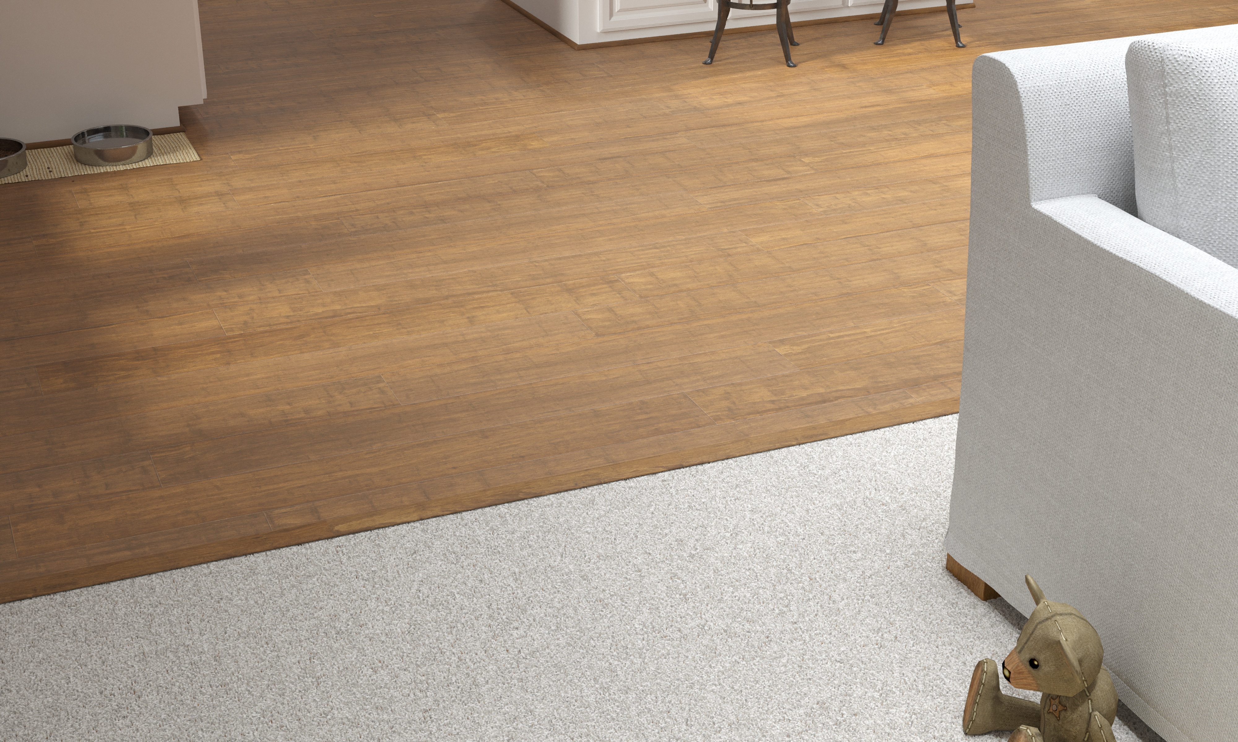 Light Java Click T-Molding 7/16" view 2