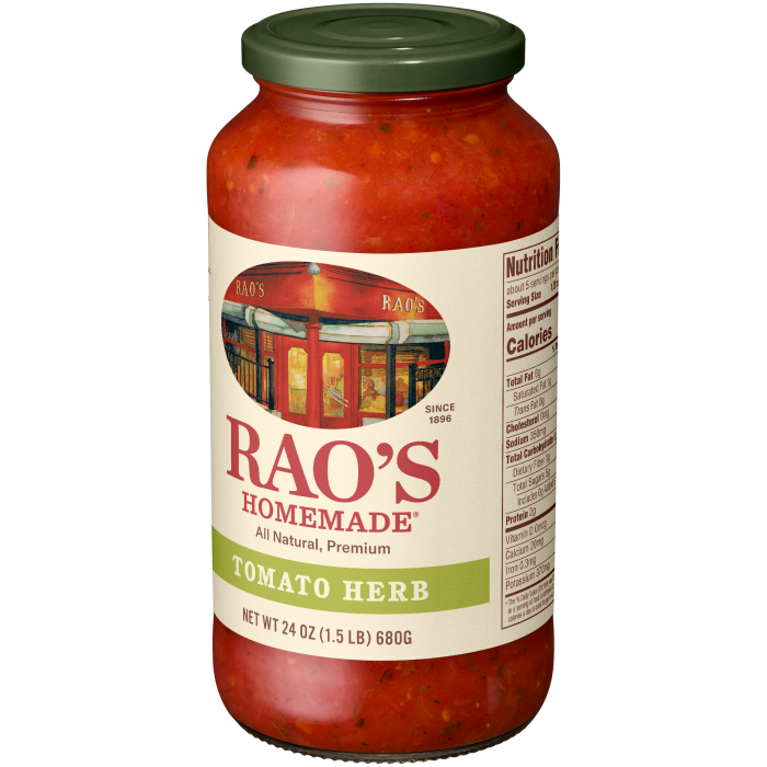 Tomato Herb Sauce, 24 oz - Right angle Image