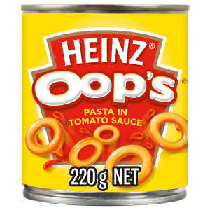  Heinz® Oop's® Pasta in Tomato Sauce 220g 