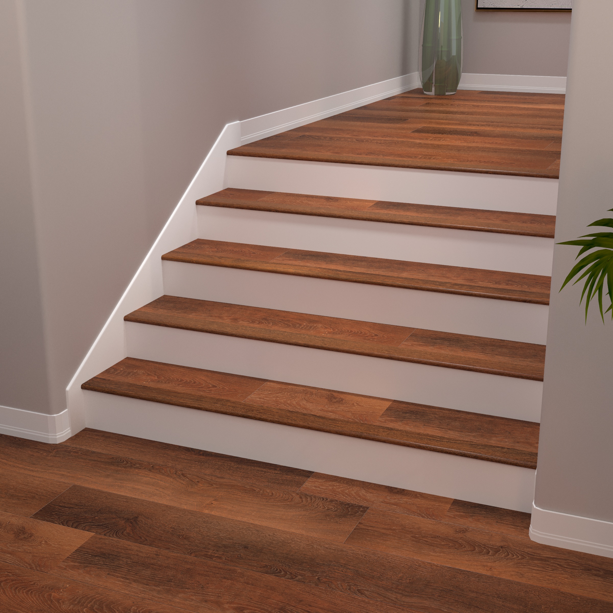 Saddlewood Cali Vinyl Stair Nosing Flush view 2