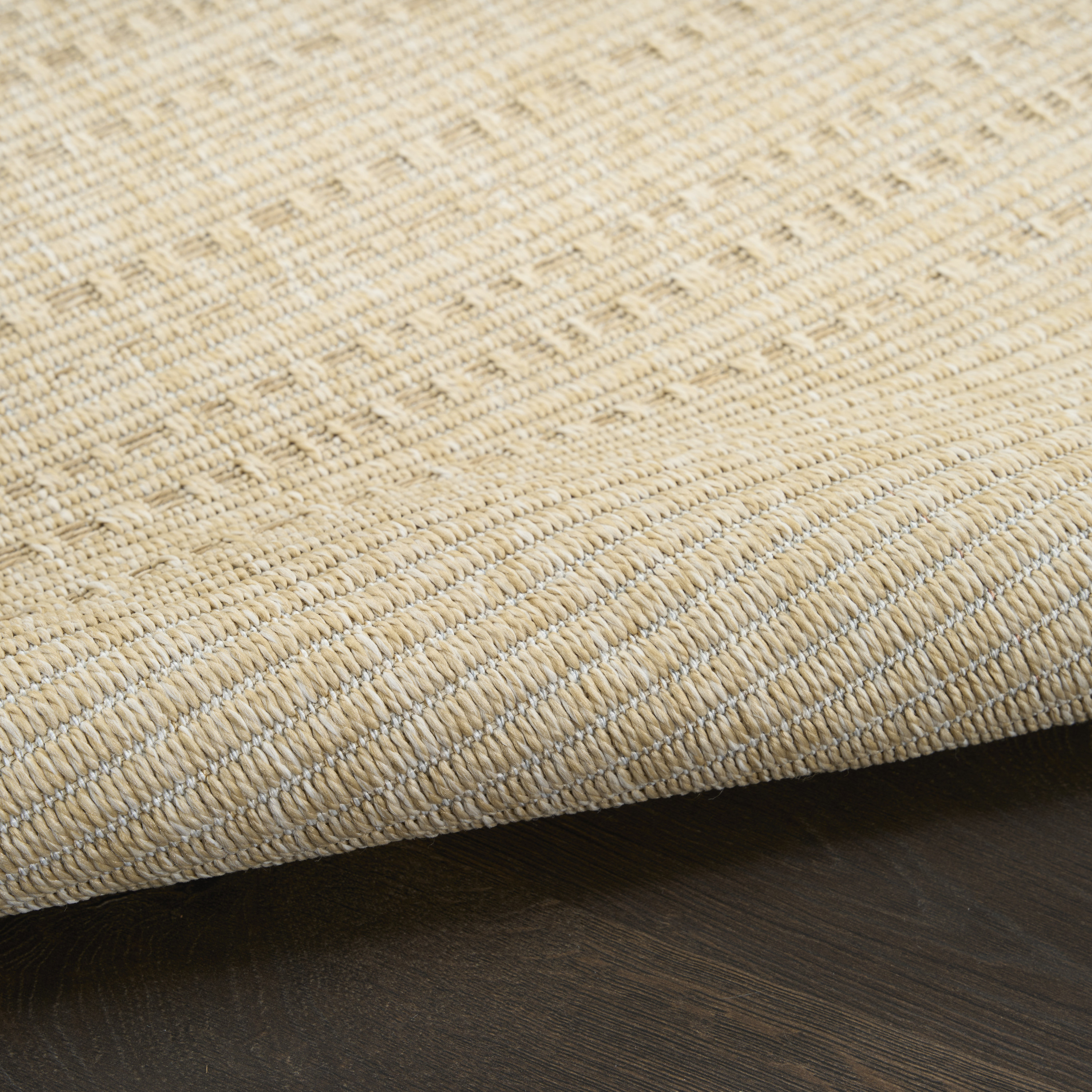 Nourison Tulum 2'2" x 8' Cream Outdoor Rug