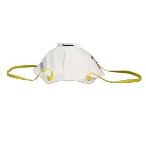 Impact, Pro-Guard, Disposable Particulate Respirator with Exhalation Valve, One Size Fits All, White