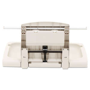 Rubbermaid Commercial, Baby Changing Station, Horizontal, Platinum