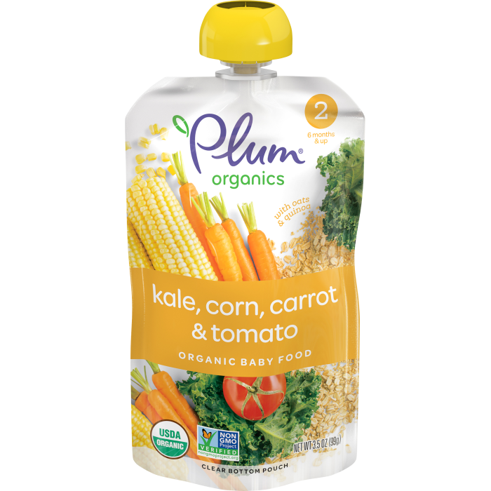 Kale, Corn, Carrot & Tomato Baby Food