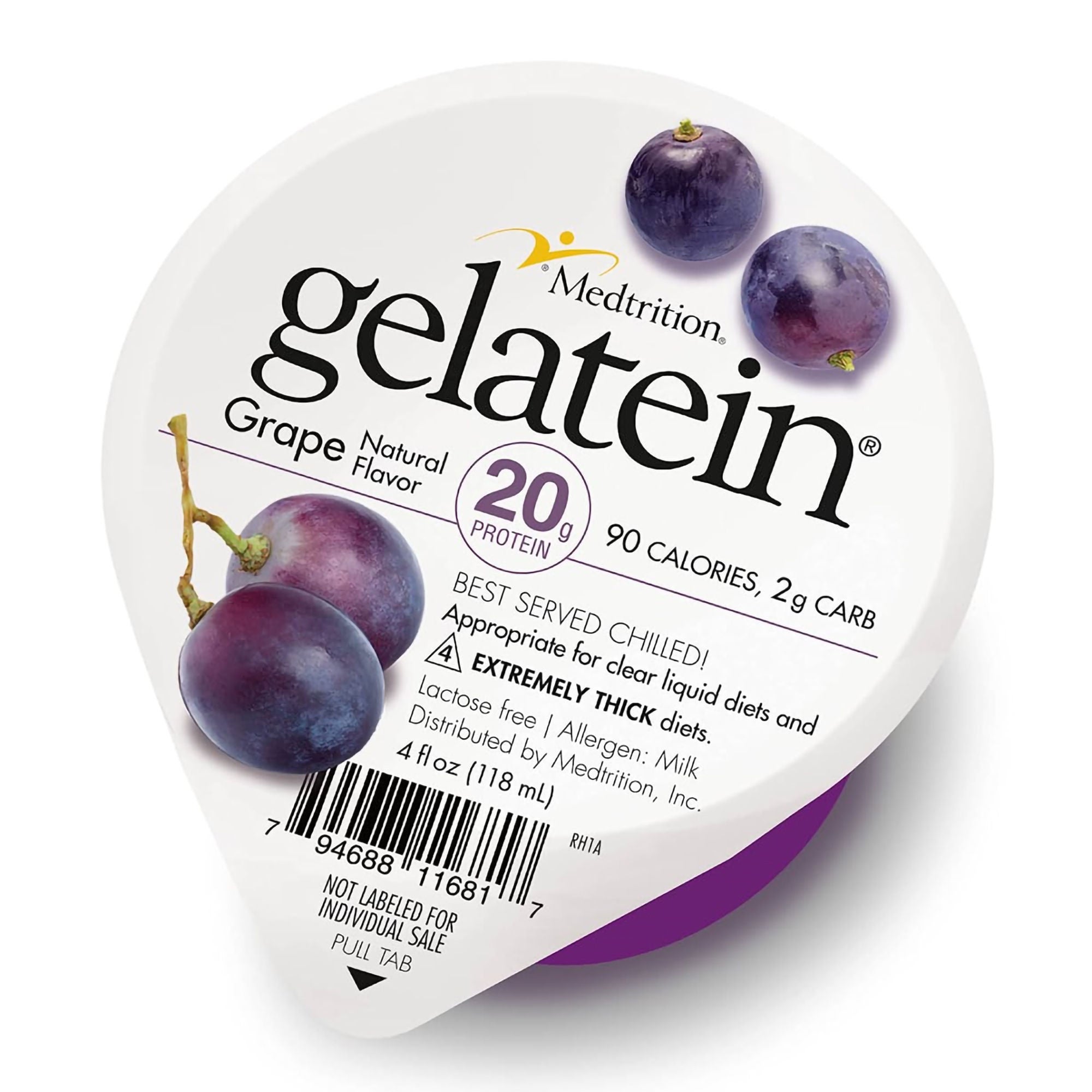 Medtrition/National Nutrition GELATEIN, PROSOURCE HIGH PROTEIN CUP GRAPE 4OZ (36/CS)