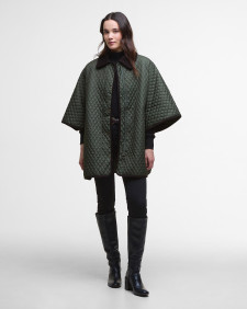 Oakham Quilted Cape Olive
