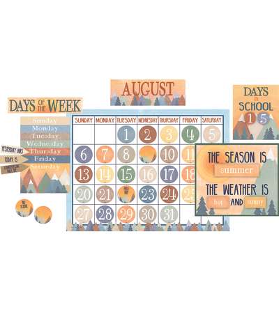 Moving Mountains Calendar Bulletin Board