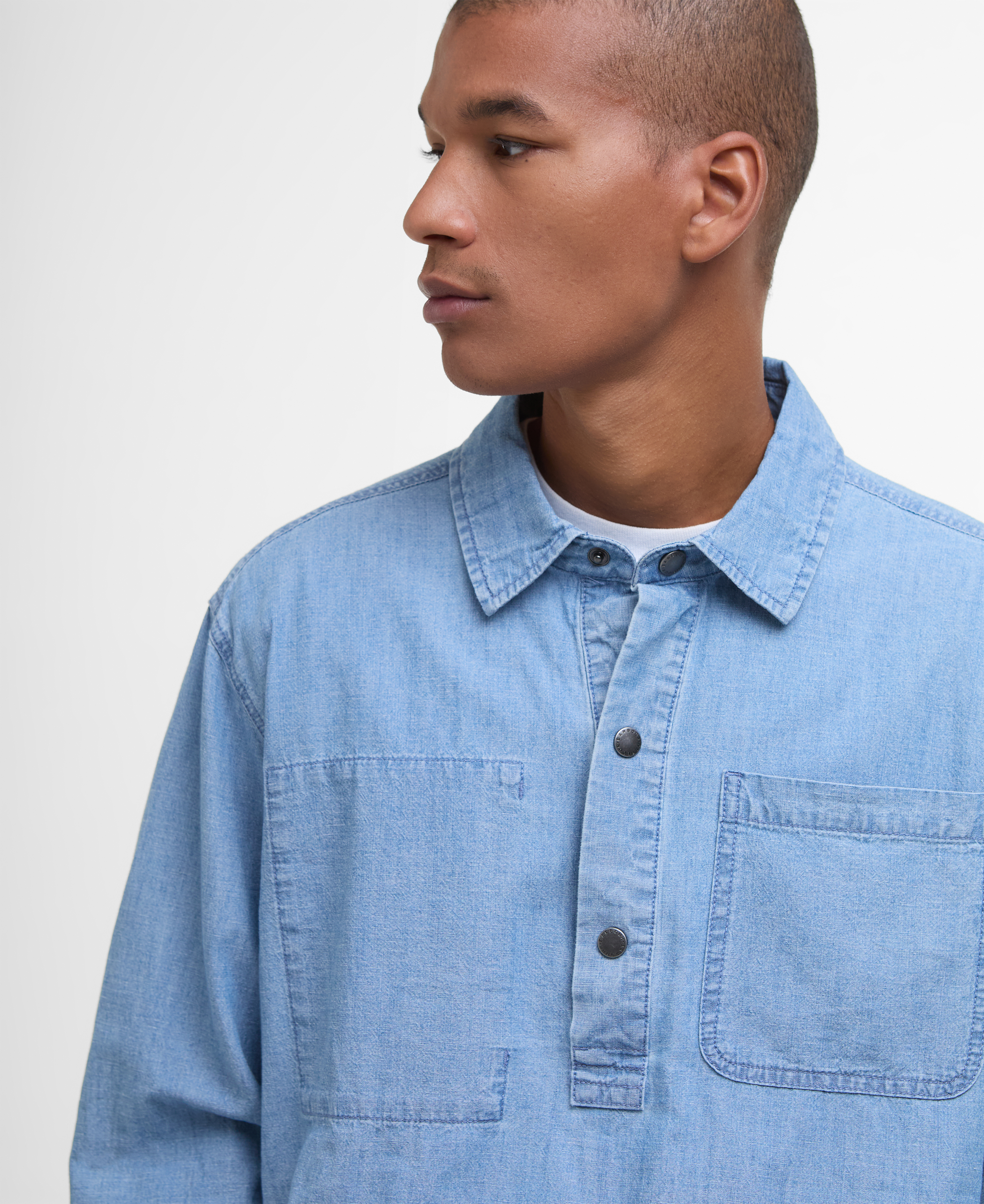 Camicia smock Markham in denim image number 3