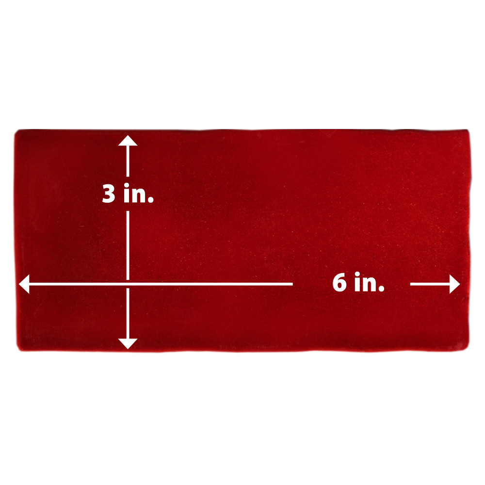 Viva Volcan 3 in. x 6 in. Ceramic Wall Tile