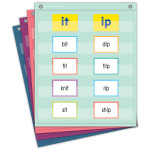 Teacher Created Resources&reg; Oh Happy Day Magnetic Mini Pocket Charts, 14" x 17", Set of 4 TCR20107