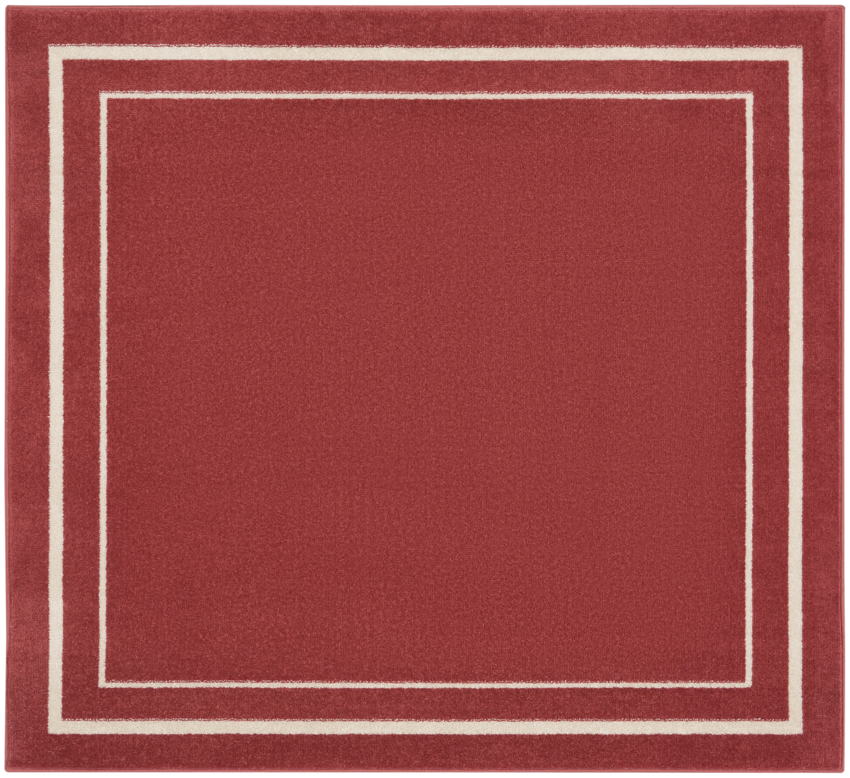 Nourison Nourison Essentials 5' x Square Brick Ivory Contemporary Rug