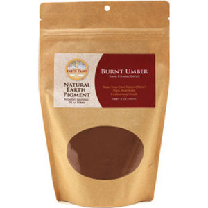 Earth & Mineral Pigments, Burnt Umber, 1 lb