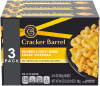 Cracker Barrel Sharp Cheddar Macaroni & Cheese 3 - 14 oz Boxes