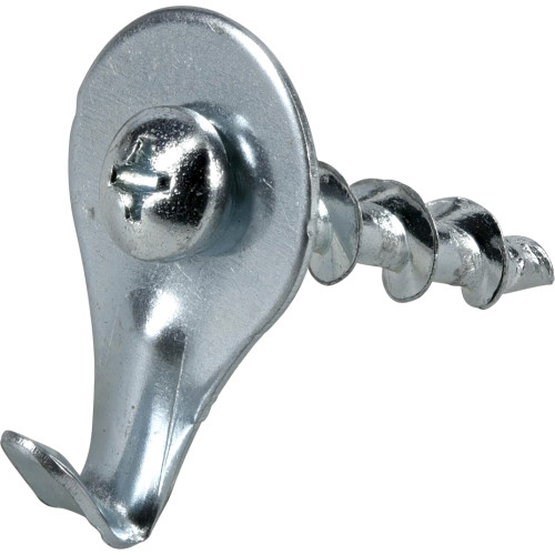 Hillman Picture Hanger Self-Drilling Hanger Chrome Wall Dogs 50lb