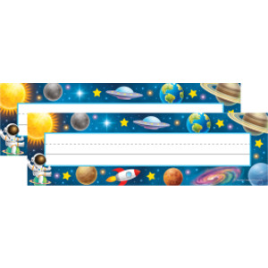 2-Pack Outer Space Crew Flat Name Plates