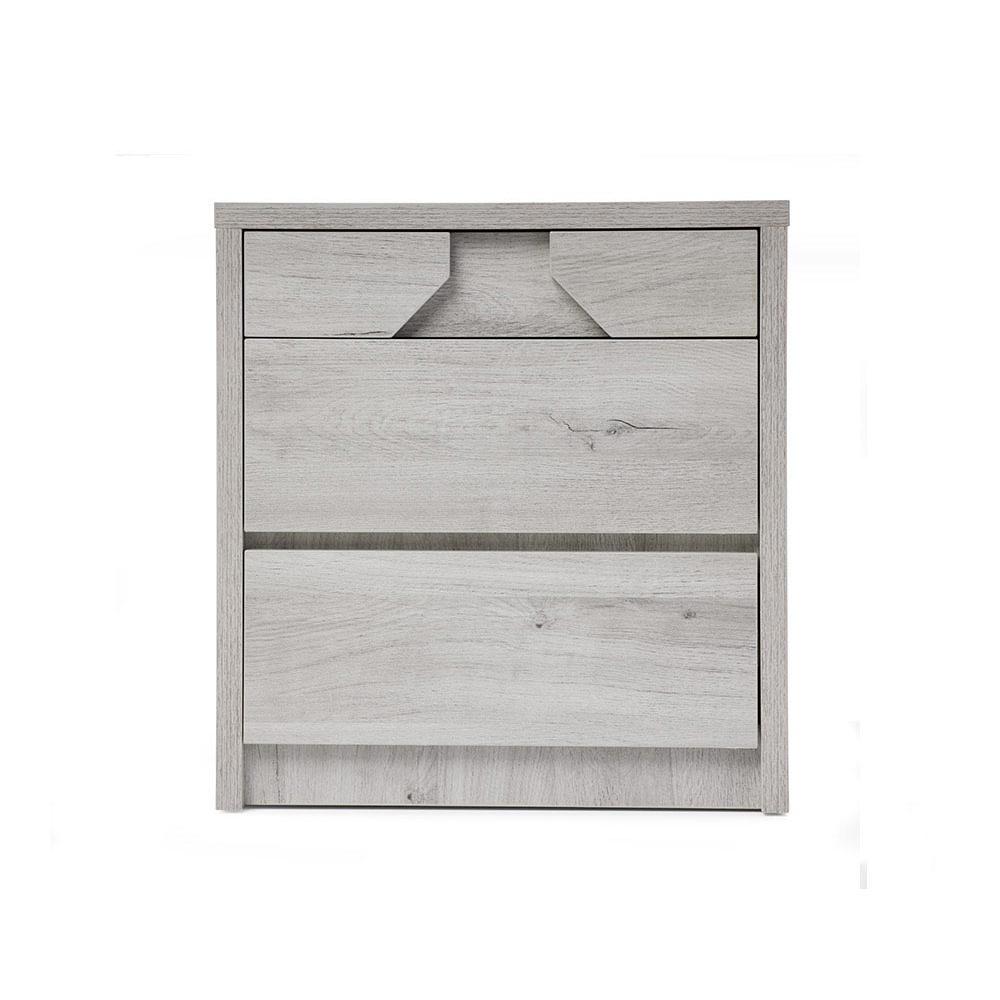 Product image of the  Sovereign Bedside Table (2 Drawer), Washed Grey from Forty Winks
